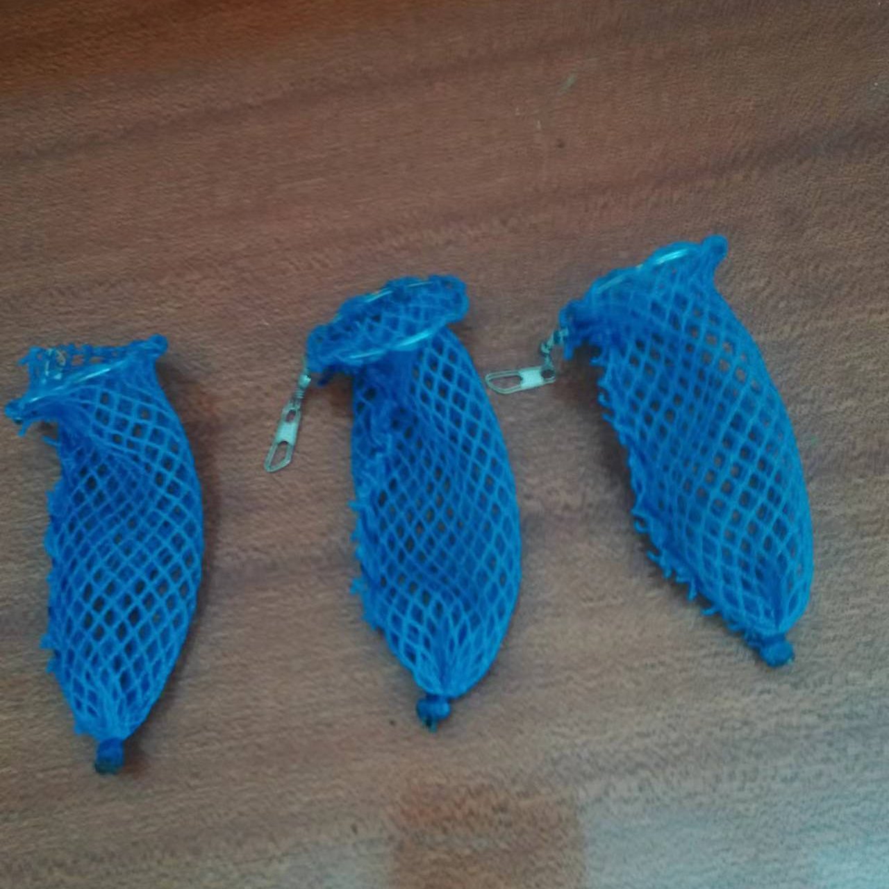 Bait bag with Zipper Portable Durable Folding Blue Crab Spring Trap Fishing Bait Trap Fishing Accessories Trap