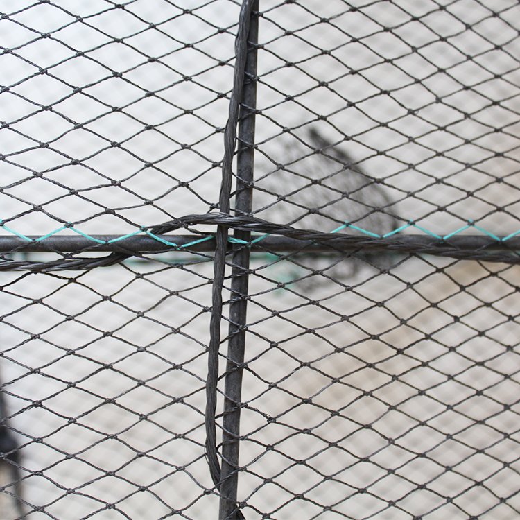 Foldable Aquaculture Crab Trap Square Lobster Trap Crab Cage Shrimp Pot