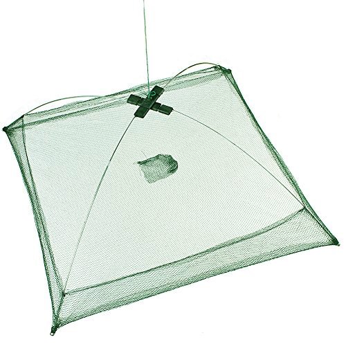 AGROK Umbrella Fishing Trap without Holes Aquaculture Shrimp Trap Pulling Square Fishing Pot