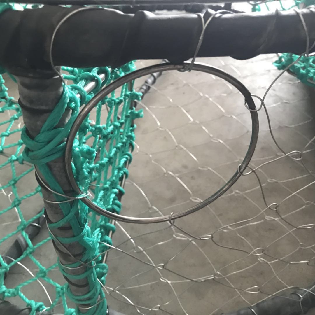wholesale large 42inch stainless steel crab pot metal crab trap