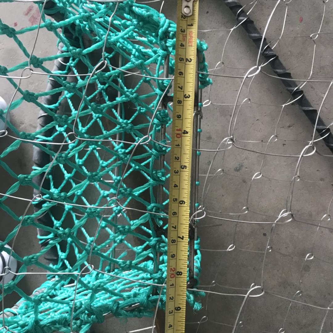 wholesale large 42inch stainless steel crab pot metal crab trap