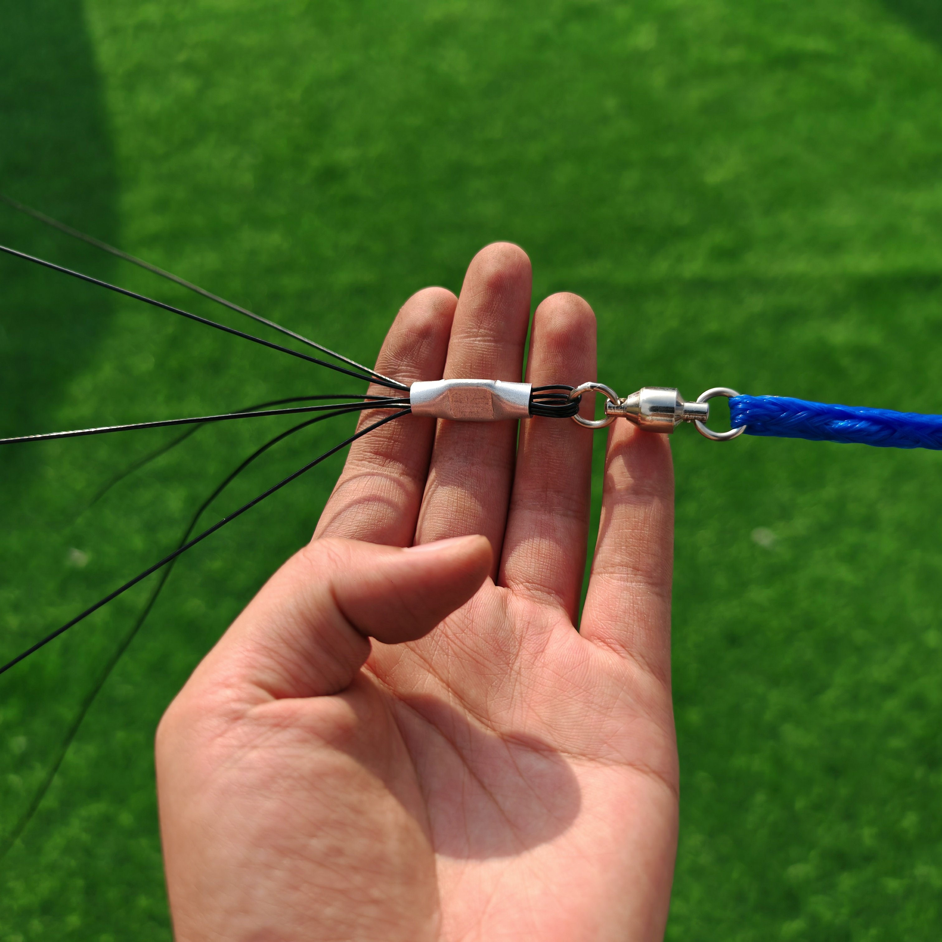 Factory handmade dock fishing net aquaculture trap landing net nylon monofilament double buckle boat fishing net