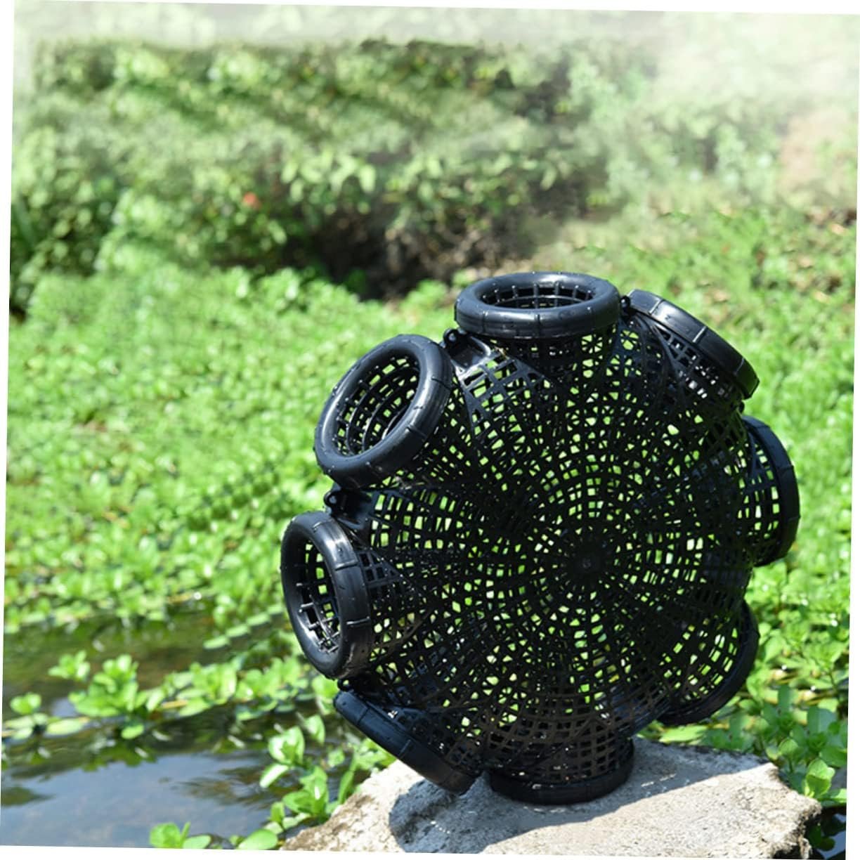 Fishing Cage Traps Crawfish Shrimp Yellow EEL Loach Catching Basketplastic Crayfish Catcher Fishing Cage Traps