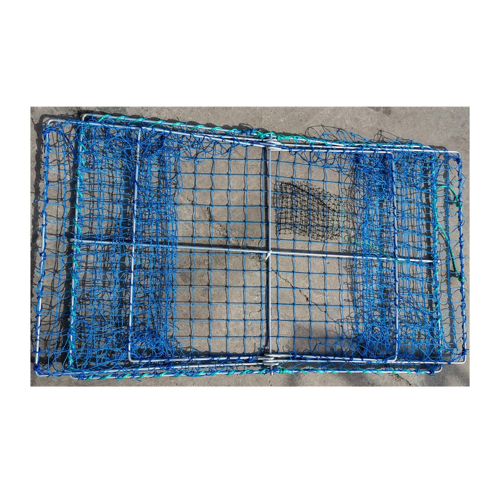 Heavy Duty Convenient Collapsible Design Folding lobster pot rectangle crab trap