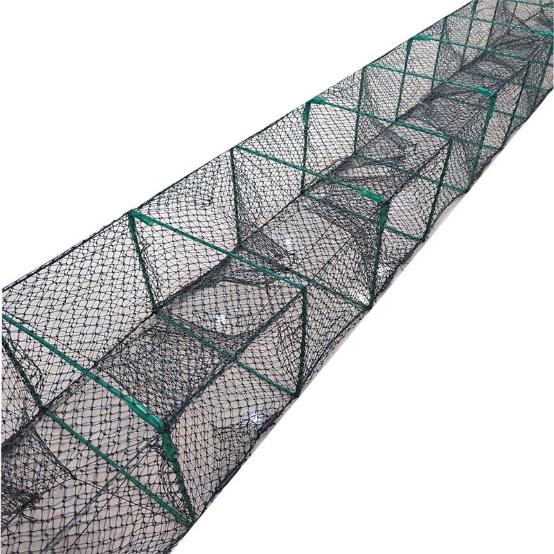 Multifilament 70x40x25cm Blue Rectangle Crayfish Pot Trap for Norway Market