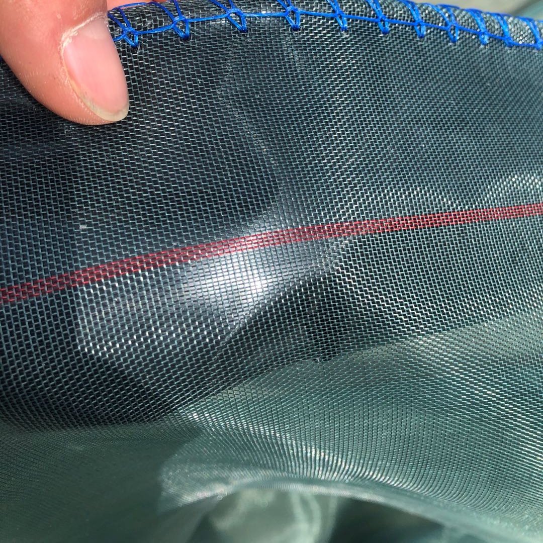 Pe Knotless Fish Net for Fry Hapa Net Cage Aquaculture Farm Breeding Aquaculture Traps Dark Other Fishing Nets Chinese Green