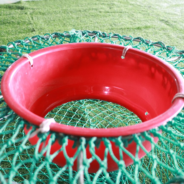 Large Welded Upright Heavy Duty King Snow Crab Trap with Aquaculture Net cage