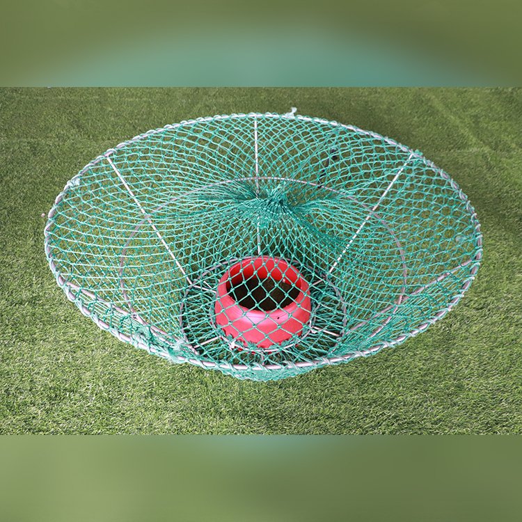 Large Welded Upright Heavy Duty King Snow Crab Trap with Aquaculture Net cage
