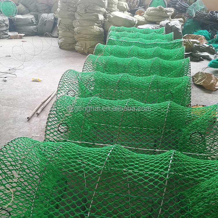 Fish Farming Cage Lobster Crayfish Crab Trap Fishing Shrimp Prawn Snares Pot