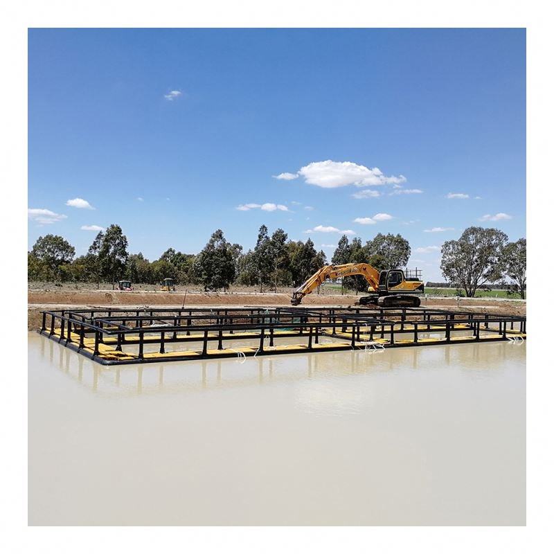 HDPE circular aquaculture tanks for outdoor fish farming