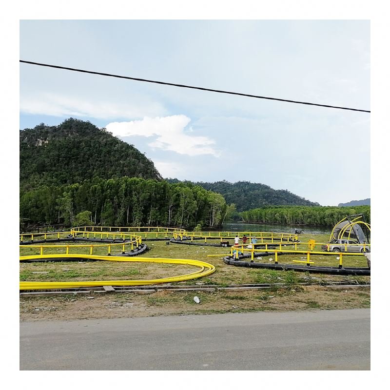 HDPE circular aquaculture tanks for outdoor fish farming