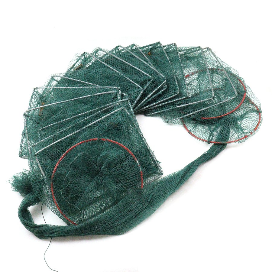 Quality Product Green PE Large Mesh Lobster Crab Fish Trap For Fishing 4m Dragon Bubu