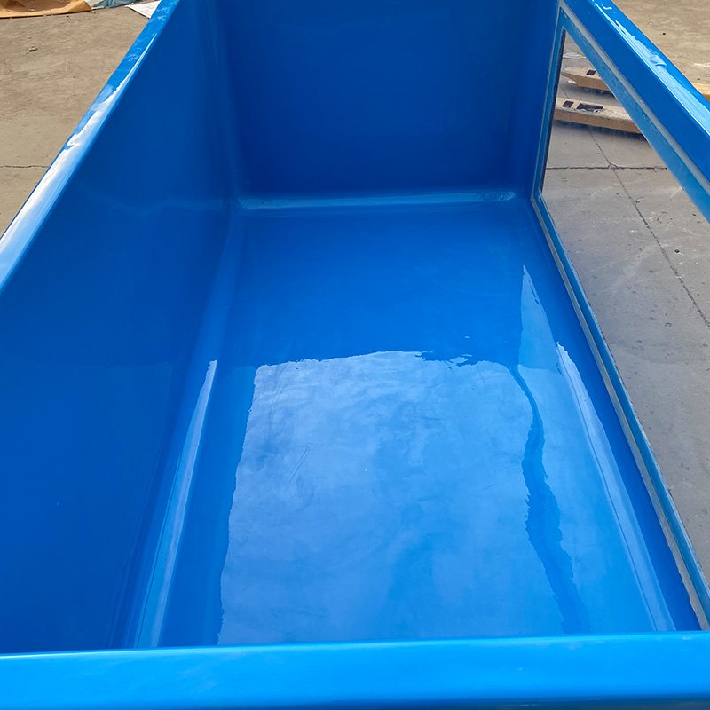Factory cheap large commercial aquaponics rectangle outdoor fiberglass aquariums fish pond tank for fish farming