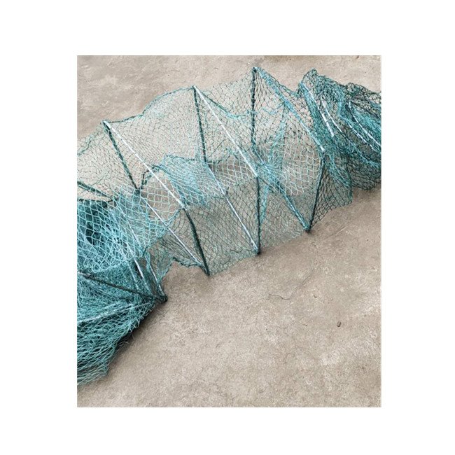 supply HDPE Long Trap Fishing Trap Cast Net Trap Fishing land net crab/ fish cage
