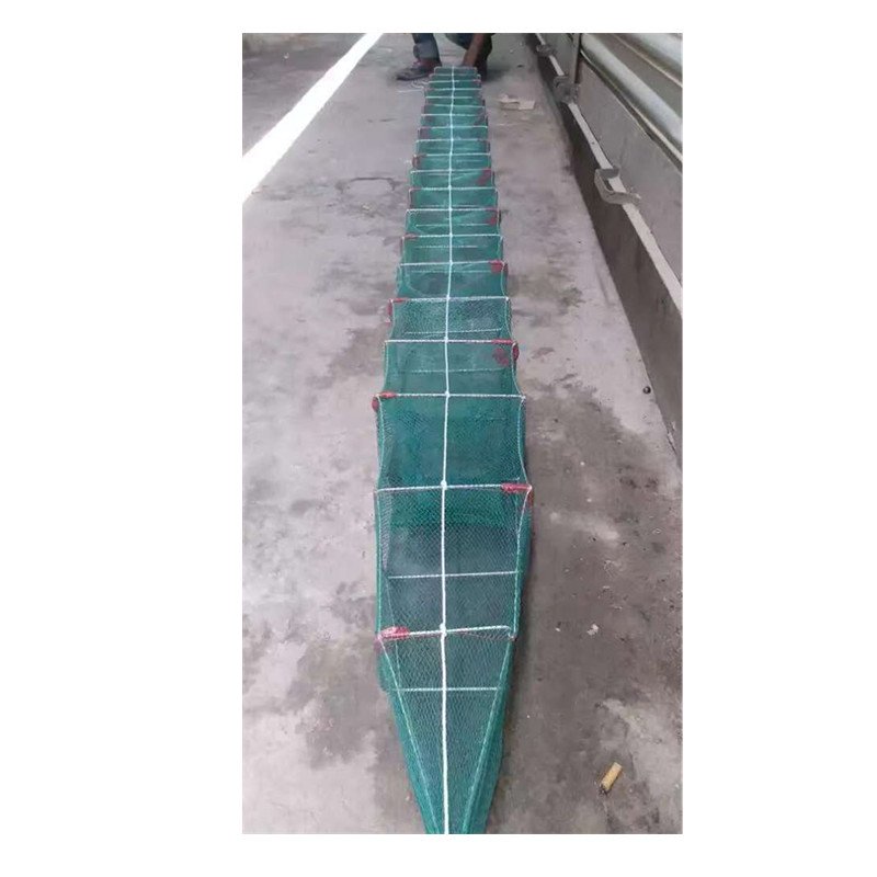 supply HDPE Long Trap Fishing Trap Cast Net Trap Fishing land net crab/ fish cage
