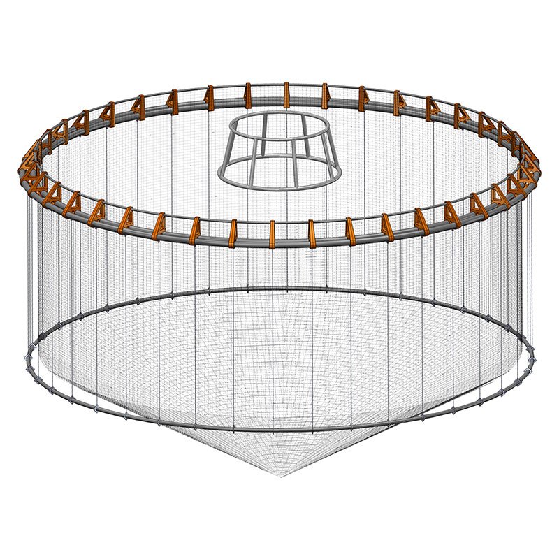 Hot Sell Hdpe Circular Fish Cage aquaculture Circular Floating Hdpe Fish Cage