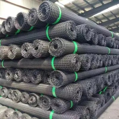 High Quality Poly Plastic Wire Flat Fence Net Geogrid Mesh For Chicken