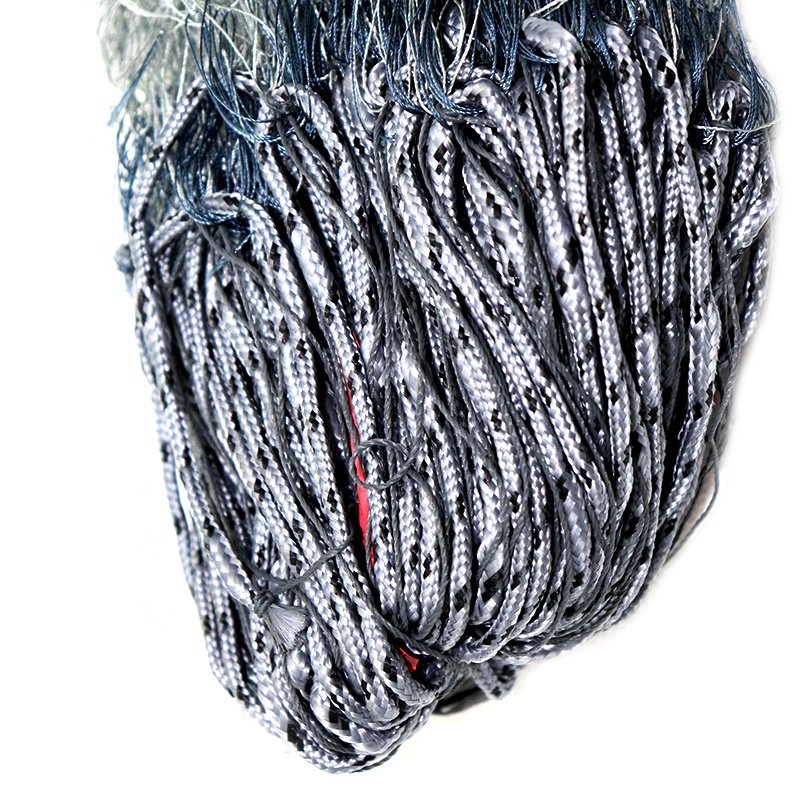 Factory Direct Sale 15M*50M nylon fishing net wrapped Sinker Float Three Layers Gill Net