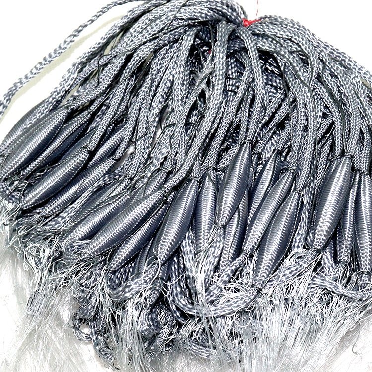 Factory Direct Sale 15M*50M nylon fishing net wrapped Sinker Float Three Layers Gill Net