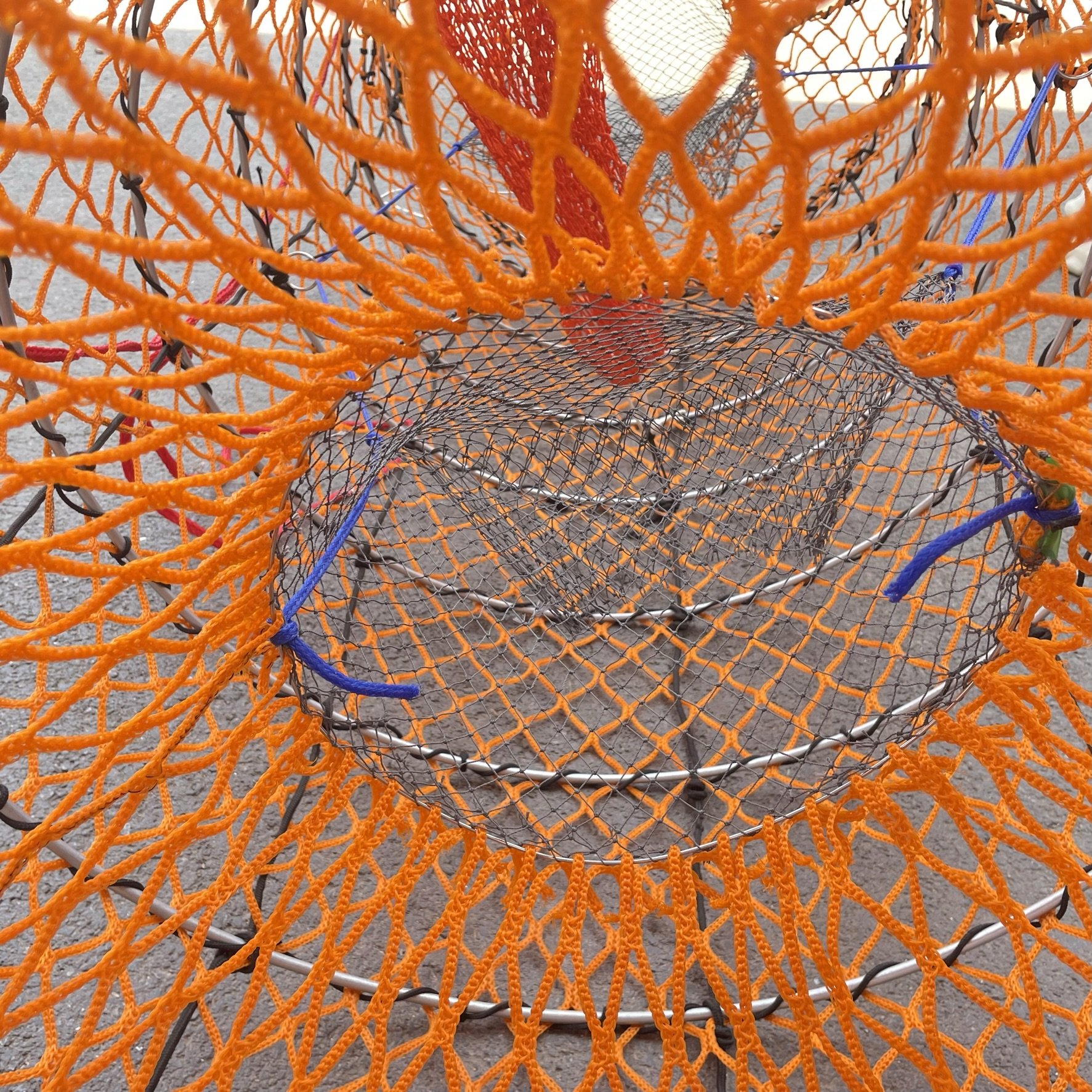 Foldable Cod Sardine Cages Pots Fishing Traps for Deep Sea Commercial Fishing