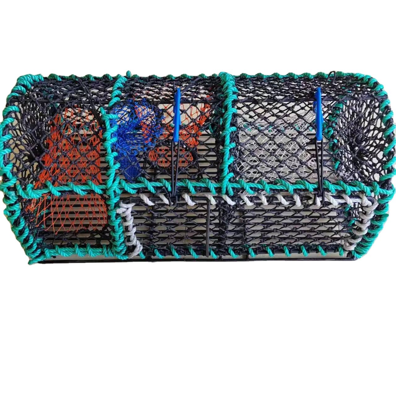 Durable Commercial 5mm Black Net Creel Lobster Creels90*50*43cm With Two Entry For Norway UK