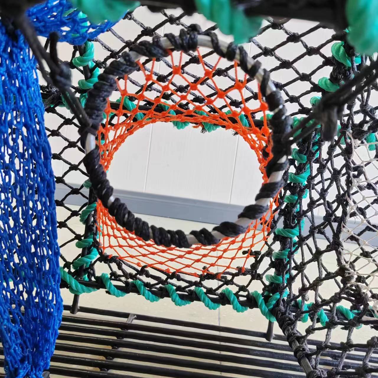 Durable Commercial 5mm Black Net Creel Lobster Creels90*50*43cm With Two Entry For Norway UK