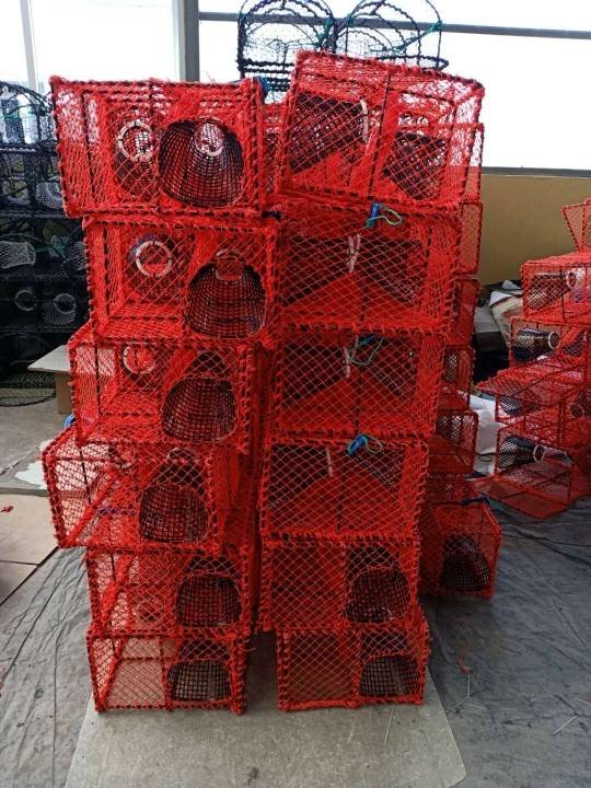 marine commercial fishing gear shrimp trap king snow crab pot Dungeness crab pot whelk pot