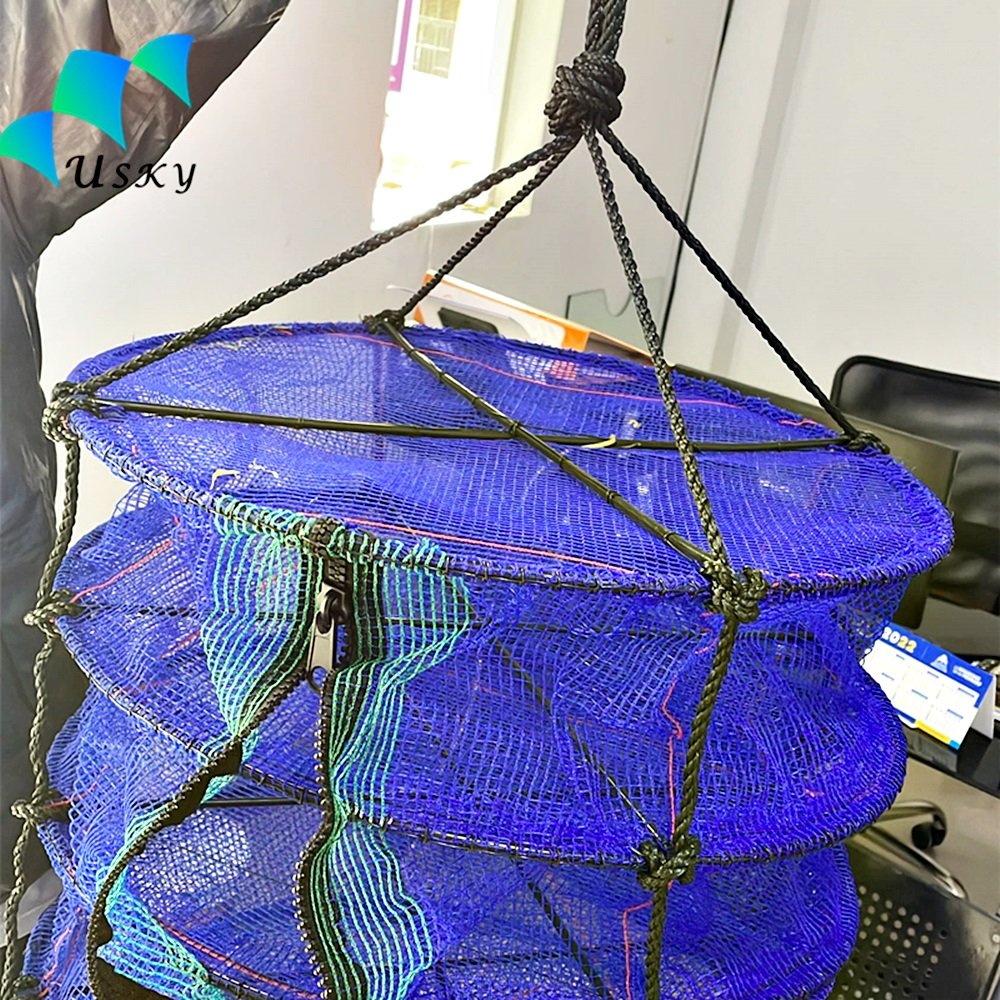 50cm diameter 10 layers of customizable shellfish/pearl net lantern net cage/scallop/ for Chile Market