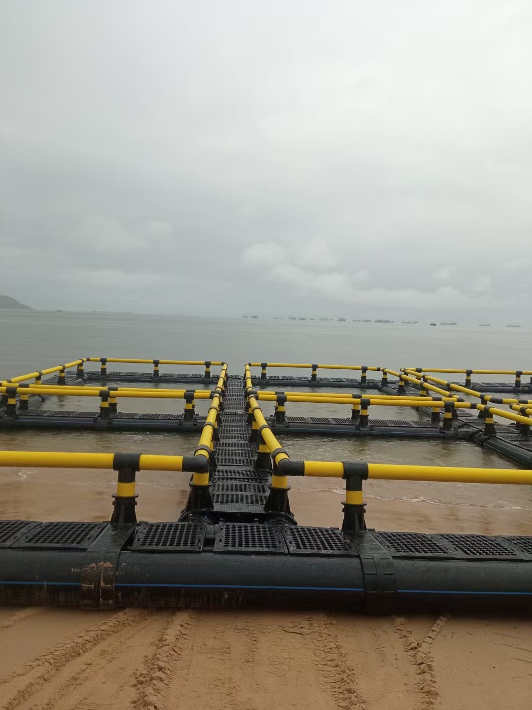 HDPE Tee aquaculure cage bracket for fish farming Cage Accessories
