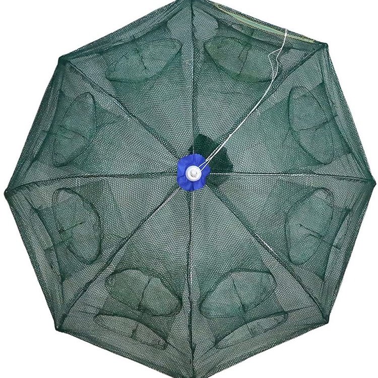 Aquaculture Trap collapsible fishing net Umbrella Style Shrimp crayfish trap Crab cages
