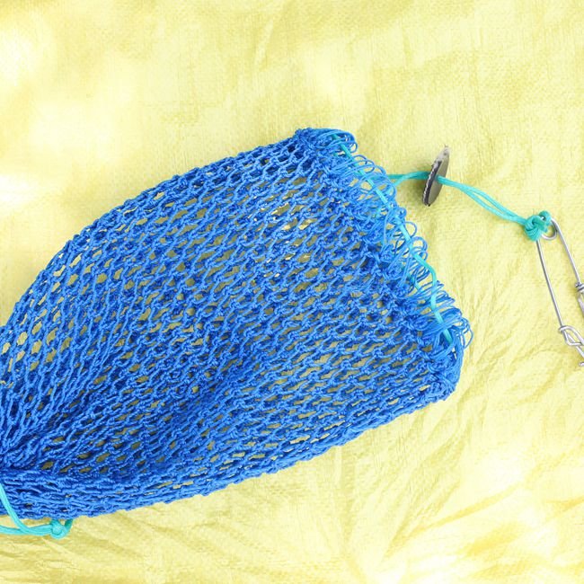 Wholesale PE high quality mesh bait bag for fishing crab trap