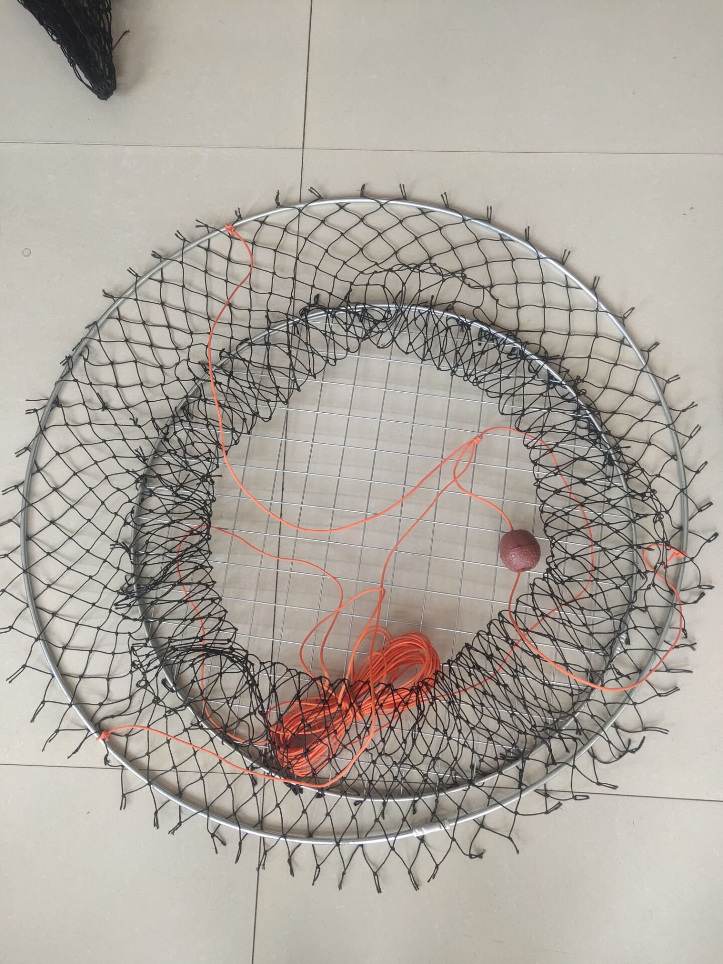 Effective professional 2 rings crab net traps