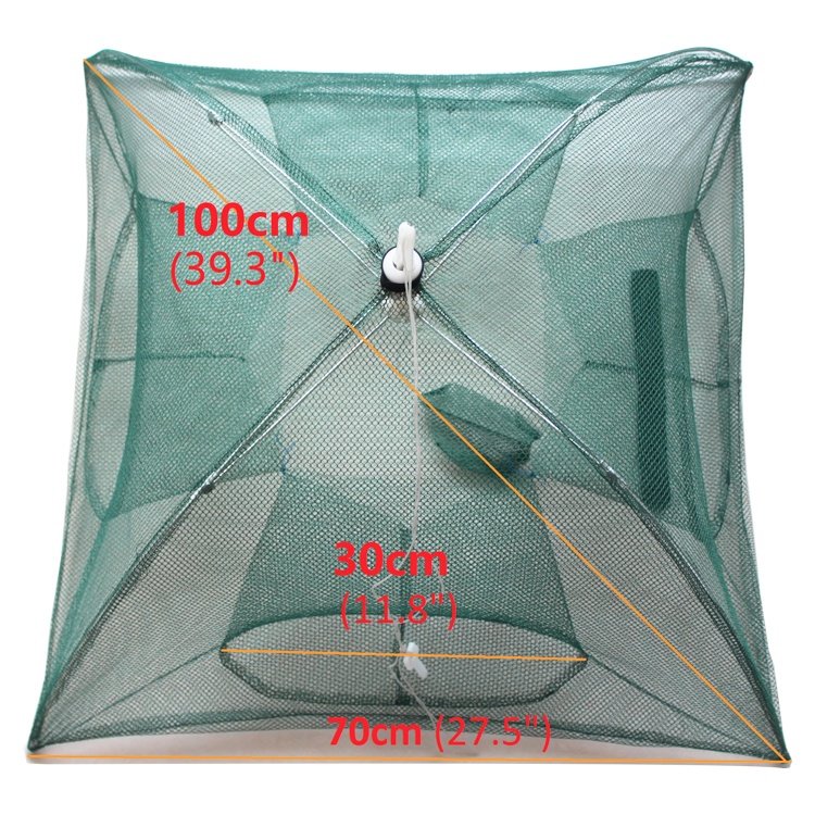 Umbrella Fishing Trap 4 Holes Aquaculture Shrimp Trap
