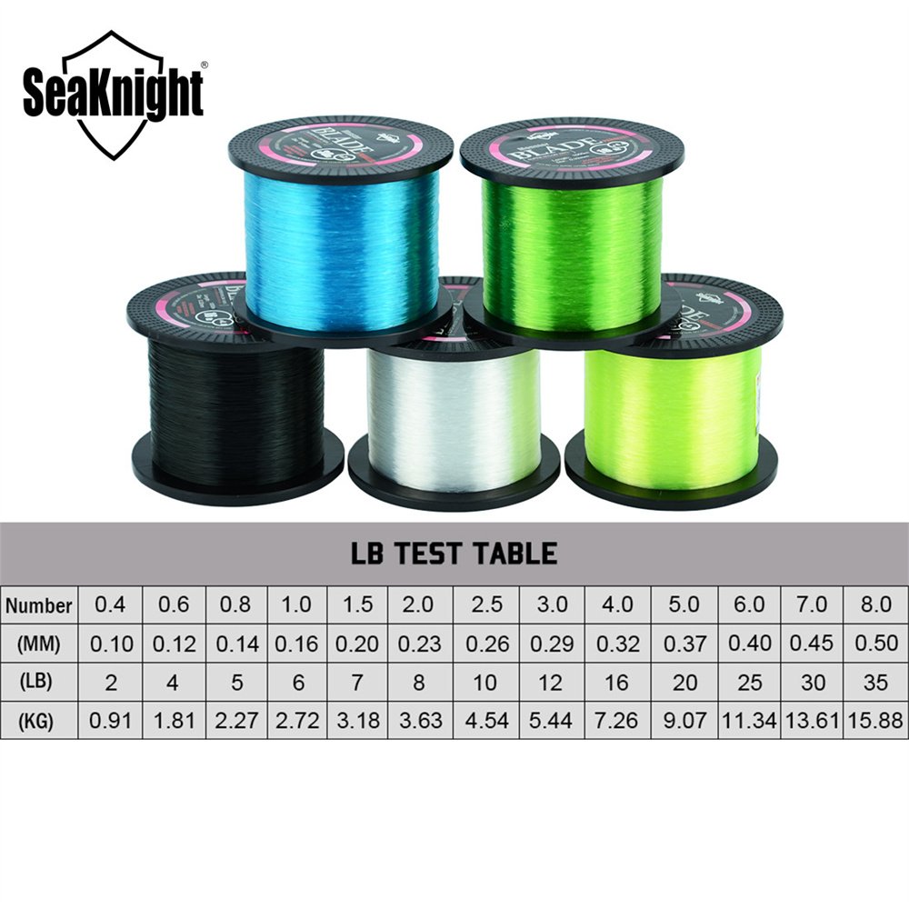 SeaKnight 1000M 2-35LB Nylon Line Japan Material Monofilament Fishing Line Super Strong Carp Mono Fishing Line