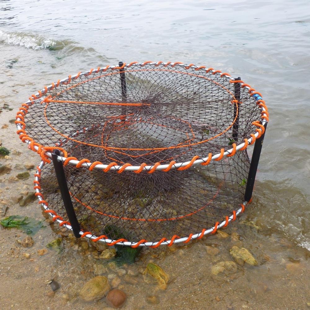 Professional 3 Funnel Commercial Fisherman Crab Trap