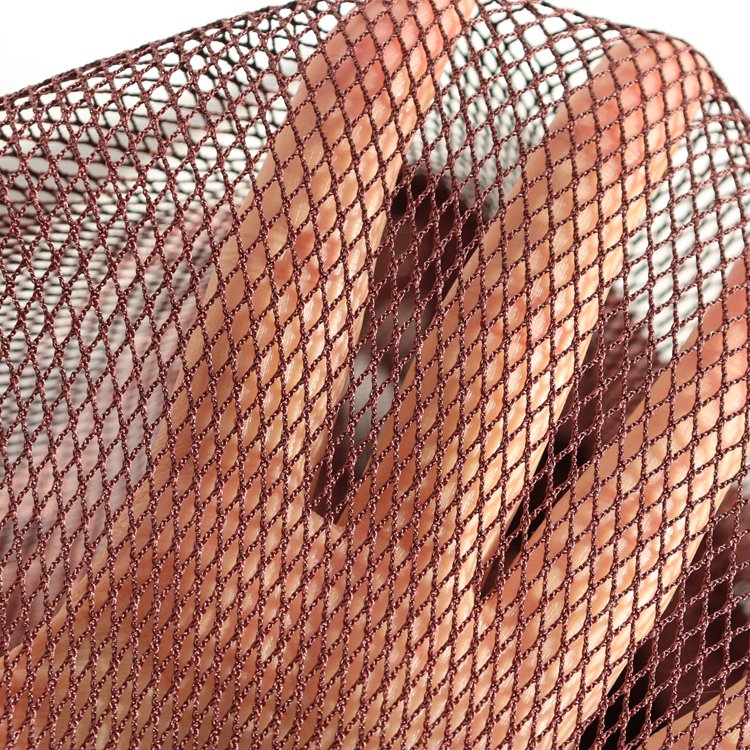 Customized high quality 210D/8ply Multifilament knotless nylon Polyester brown black white Fishing net specification