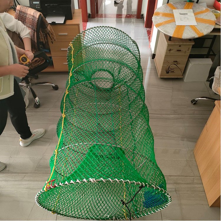 Black and Green US AUSTRALIA Fishing Trap Nets Nylon Monofilament Fishing Pot for Shrimp Crab Lobster Eel