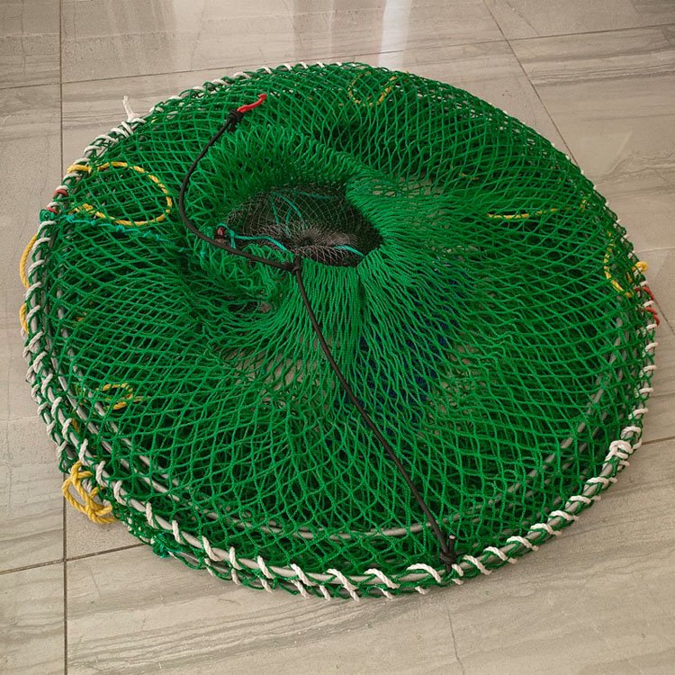 Black and Green US AUSTRALIA Fishing Trap Nets Nylon Monofilament Fishing Pot for Shrimp Crab Lobster Eel