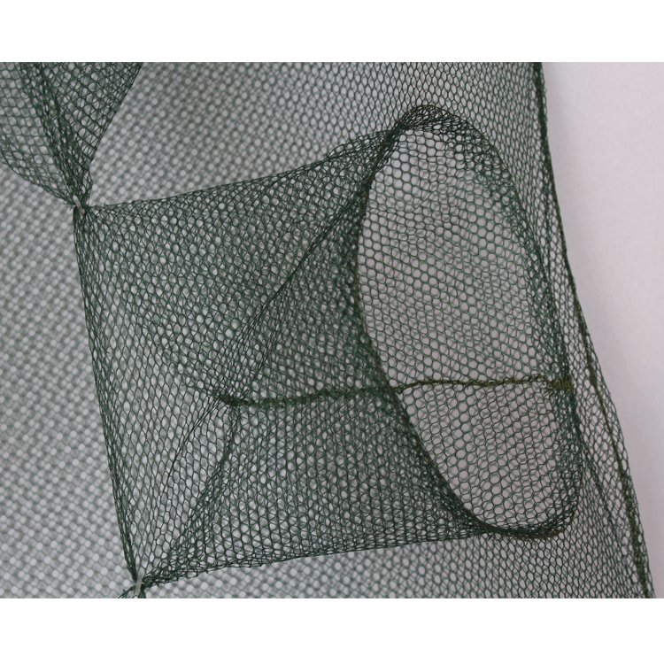 AlotFish 8 holes fish trap cage foldable fishing net fishing bait trap