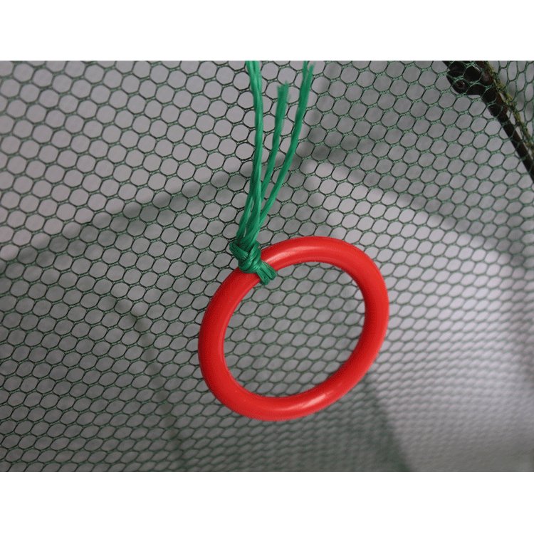 AlotFish 8 holes fish trap cage foldable fishing net fishing bait trap