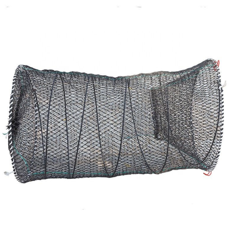 fish cage nets 60 * 100cm Plastic wrapped single imported fish cage mud crab farming box