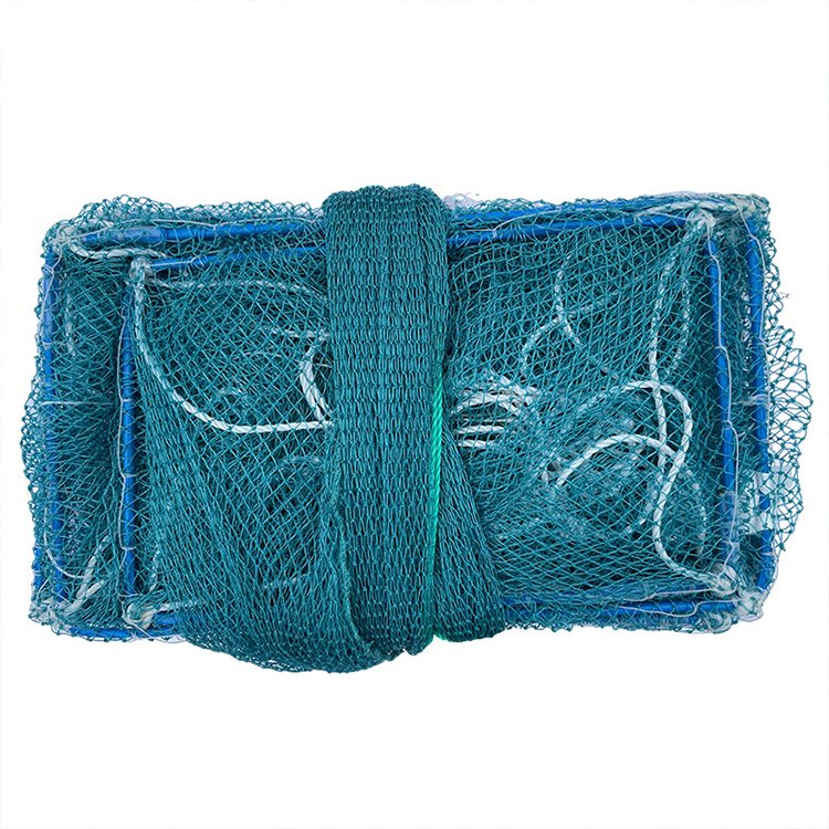 Foldable Portable Aquaculture Crab Trap Square Lobster Trap Crab Cage Shrimp Pot For Sale