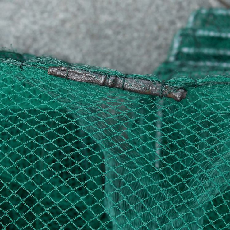 Foldable Portable Aquaculture Crab Trap Square Lobster Trap Crab Cage Shrimp Pot For Sale
