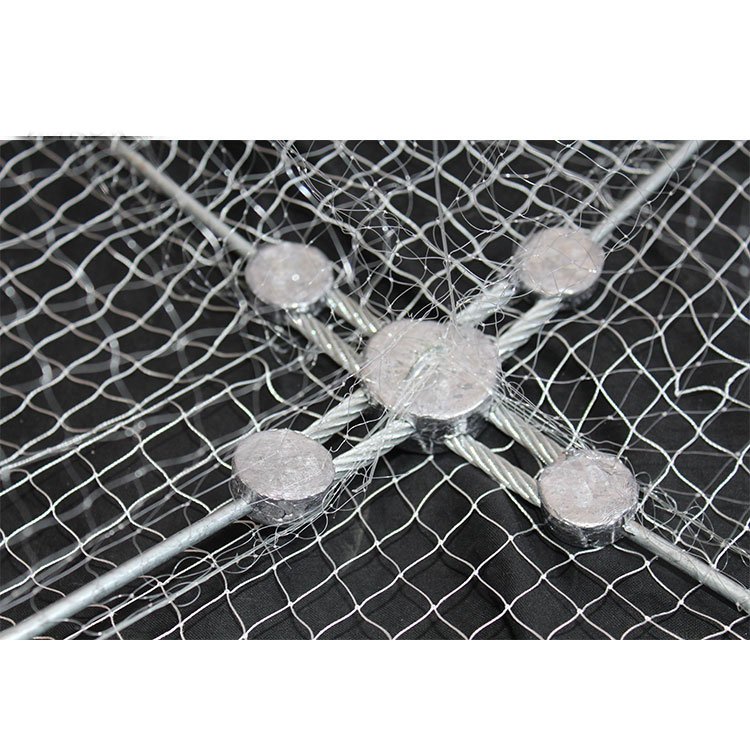 Winter ice foldable fishing Lobster trap Heavyweight frame with Lead sinker strong Net