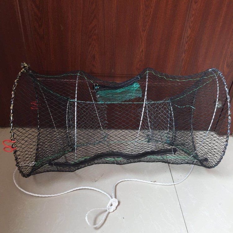 Best quality aquaculture trap 30*60cm Commercial Spring Fishing Trap Lobster Crab Fish Cage Trap