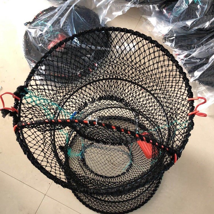Best quality aquaculture trap 30*60cm Commercial Spring Fishing Trap Lobster Crab Fish Cage Trap