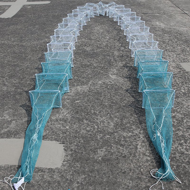 fishing cage folding crab trap with 27 sections frame 21*32CM agriculture traps hot sell in Vietnam and Malaysia