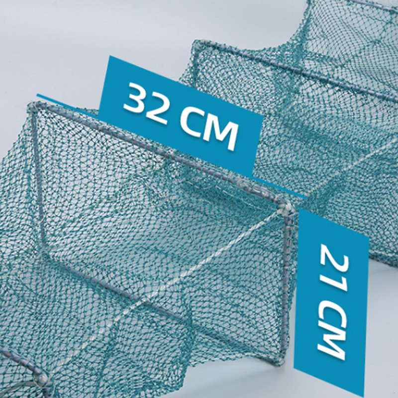 fishing cage folding crab trap with 27 sections frame 21*32CM agriculture traps hot sell in Vietnam and Malaysia