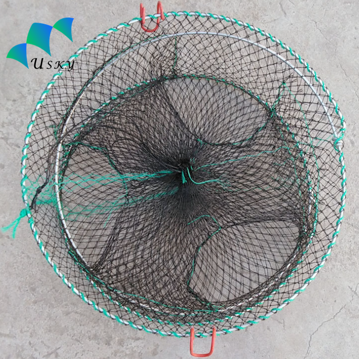 Sea Crab Cage Folding Spring Cage Crab Net Seaside Crab Catching Tool