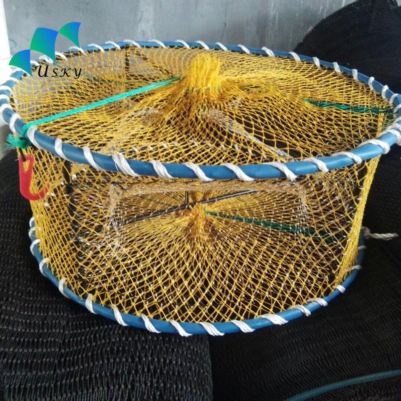 Sea Crab Cage Folding Spring Cage Crab Net Seaside Crab Catching Tool